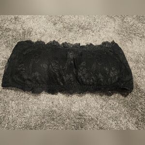 Fashion Forms Black Lace Strapless Bandeau